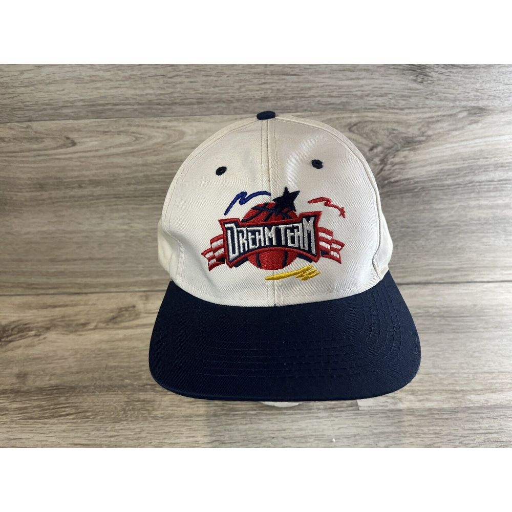 Vintage Logo 7 USA Basketball Dream Team SnapBack Hat Cap Post Cereal Promo